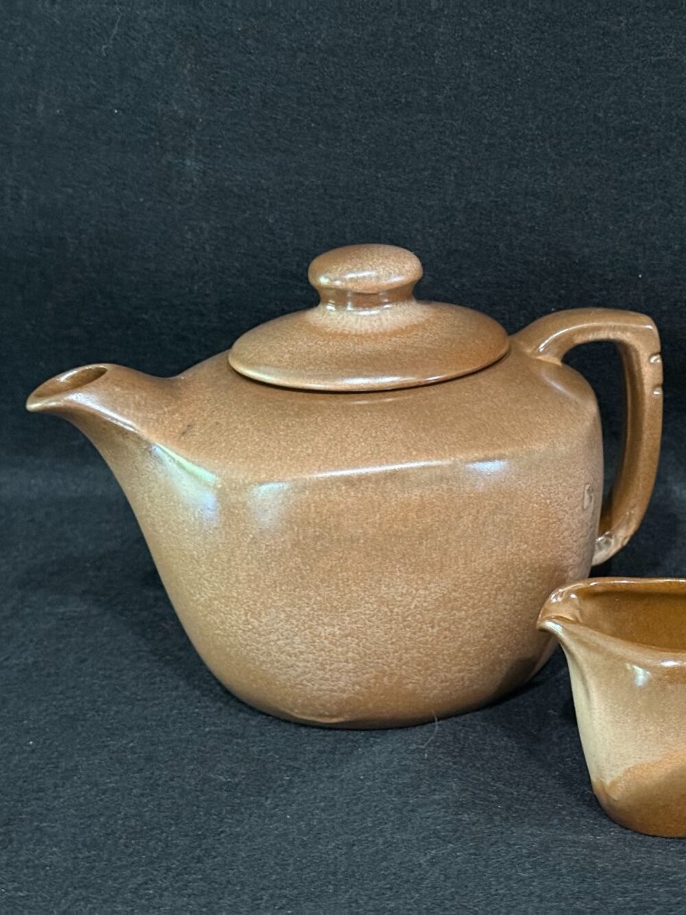 Frankoma Teapot Set, Sugar, Creamer